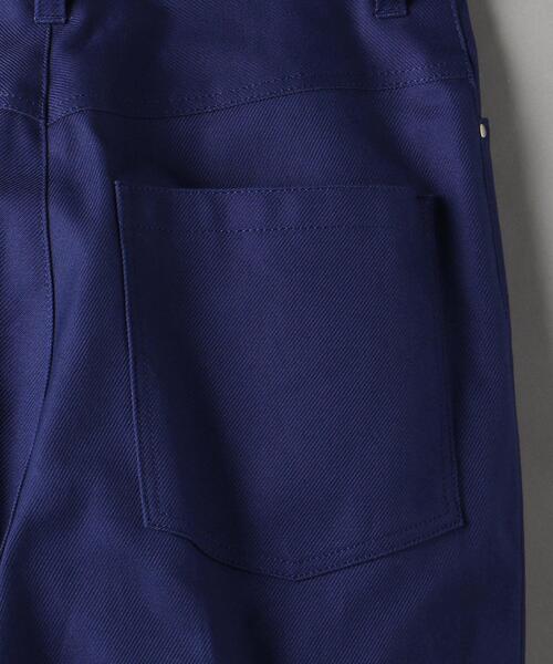 BEAUTY&YOUTH UNITED ARROWS（ビューティーアンドユースユナイテッドアローズ）の「BY コットンサージ センタープレス ストレートパンツ -ウォッシャブル-◆（その他パンツ・レディース・ブラック/オフホワイト/ロイヤルブルー・S/M）」の18枚目の写真