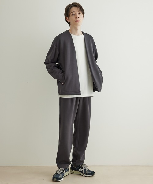 JUNRED（ジュンレッド）の「【  最上級の着心地】エアシルケットリラックスイージーパンツ（その他パンツ・メンズ・チャコールグレー/グレー/カーキ・LL/M/L）」の4枚目の写真