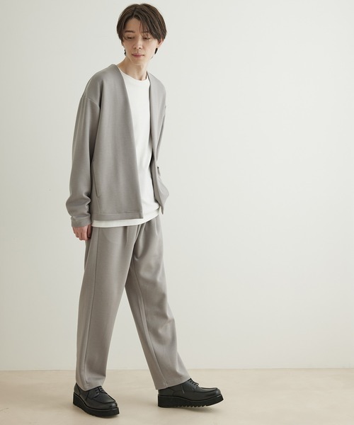 JUNRED（ジュンレッド）の「【  最上級の着心地】エアシルケットリラックスイージーパンツ（その他パンツ・メンズ・チャコールグレー/グレー/カーキ・LL/M/L）」の9枚目の写真