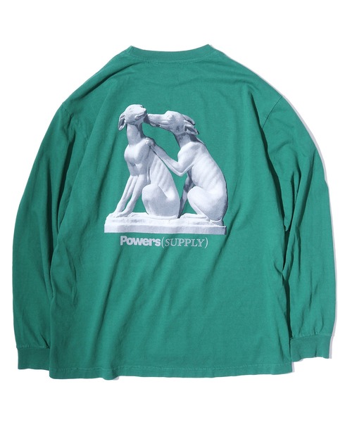 POWERS(パワーズ)の「POWERS/パワーズ DOGS LS TEE ロングスリーブTシャツ(Tシャツ/カットソー・メンズ・ライム/グリーン/パープル・L/M/XL)」の18枚目の写真