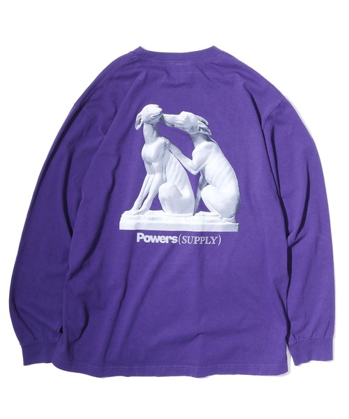POWERS(パワーズ)の「POWERS/パワーズ DOGS LS TEE ロングスリーブTシャツ(Tシャツ/カットソー・メンズ・ライム/グリーン/パープル・L/M/XL)」の21枚目の写真