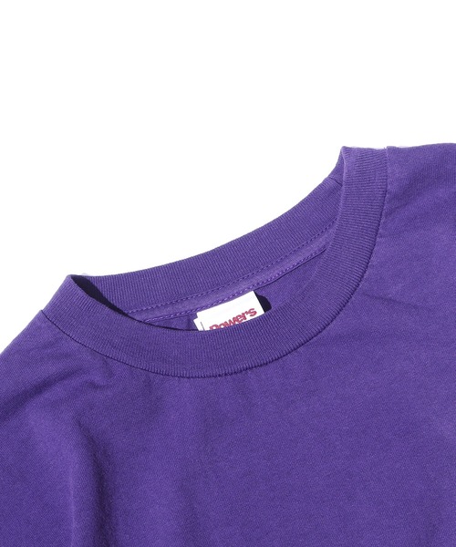 POWERS(パワーズ)の「POWERS/パワーズ DOGS LS TEE ロングスリーブTシャツ(Tシャツ/カットソー・メンズ・ライム/グリーン/パープル・L/M/XL)」の6枚目の写真
