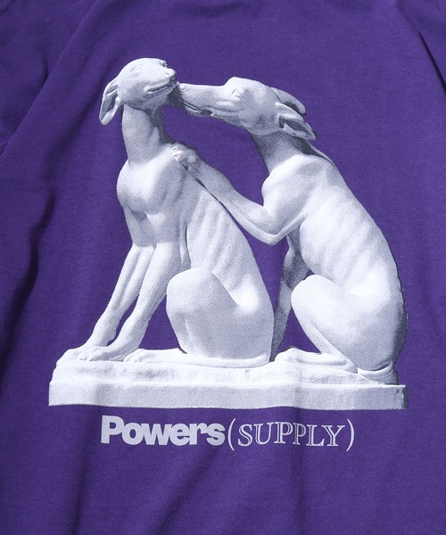 POWERS(パワーズ)の「POWERS/パワーズ DOGS LS TEE ロングスリーブTシャツ(Tシャツ/カットソー・メンズ・ライム/グリーン/パープル・L/M/XL)」の10枚目の写真