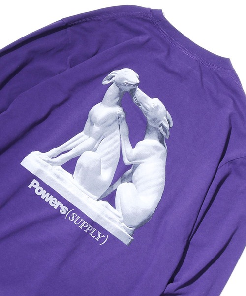POWERS(パワーズ)の「POWERS/パワーズ DOGS LS TEE ロングスリーブTシャツ(Tシャツ/カットソー・メンズ・ライム/グリーン/パープル・L/M/XL)」の22枚目の写真