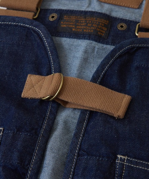 CUBE SUGAR(キューブシュガー)の「高密度ツイルデニムアウトドアハンティングベスト(ベスト・レディース・ベージュ/カーキ/ワンウォッシュ/キナリ・M)」の20枚目の写真