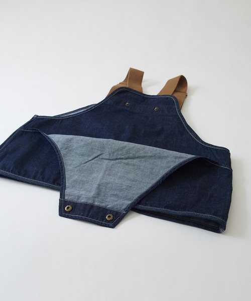 CUBE SUGAR(キューブシュガー)の「高密度ツイルデニムアウトドアハンティングベスト(ベスト・レディース・ベージュ/カーキ/ワンウォッシュ/キナリ・M)」の12枚目の写真