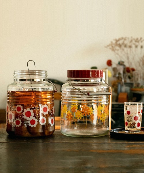 アデリアレトロ〉果実酒や梅シロップ作りに♪ 貯蔵びん 3Lタイプ