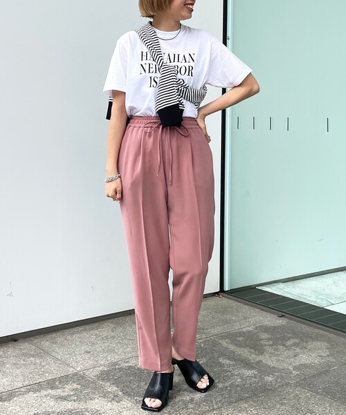 OPAQUE.CLIP（オペークドットクリップ）の「◆スクエアトゥシリンダーヒールミュール（サンダル・レディース・ブラック/ダークグリーン/オフホワイト・02/03）」の14枚目の写真