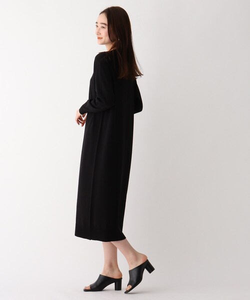 OPAQUE.CLIP（オペークドットクリップ）の「◆スクエアトゥシリンダーヒールミュール（サンダル・レディース・ブラック/ダークグリーン/オフホワイト・02/03）」の17枚目の写真