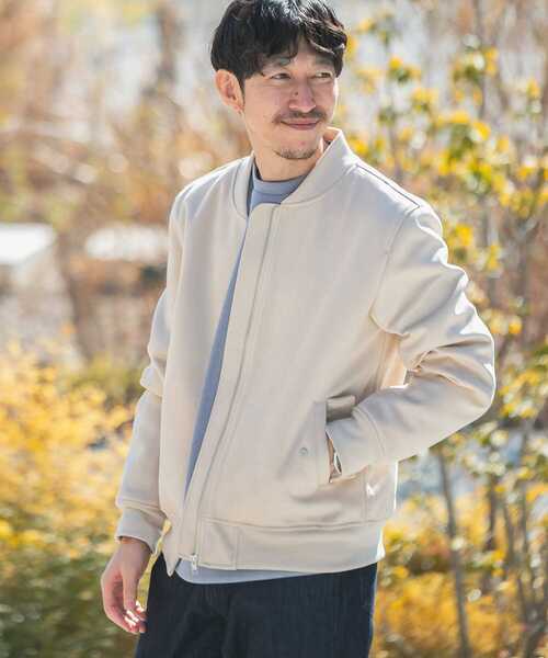 ITEMS URBANRESEARCH（アイテムズ アーバンリサーチ）の「フェイクスエードMA-1（MA-1・メンズ・チャコールグレー/ブラック/ベージュ/カーキ・MEDIUM/LARGE）」の5枚目の写真