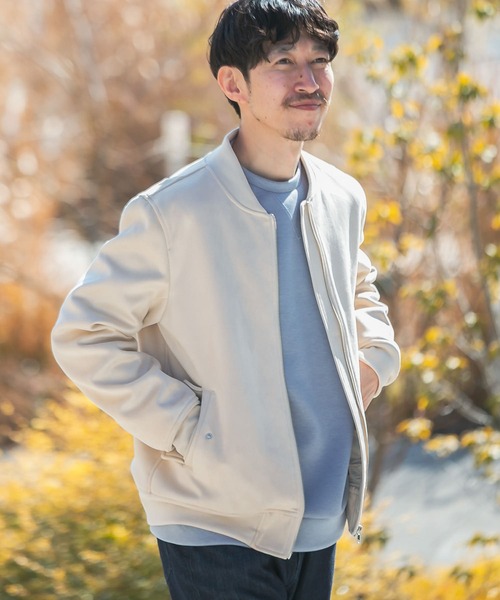 ITEMS URBANRESEARCH（アイテムズ アーバンリサーチ）の「フェイクスエードMA-1（MA-1・メンズ・チャコールグレー/ブラック/ベージュ/カーキ・MEDIUM/LARGE）」の11枚目の写真