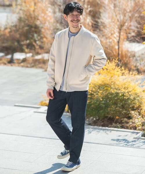 ITEMS URBANRESEARCH（アイテムズ アーバンリサーチ）の「フェイクスエードMA-1（MA-1・メンズ・チャコールグレー/ブラック/ベージュ/カーキ・MEDIUM/LARGE）」の13枚目の写真