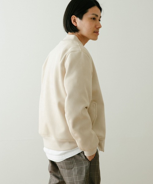 ITEMS URBANRESEARCH（アイテムズ アーバンリサーチ）の「フェイクスエードMA-1（MA-1・メンズ・チャコールグレー/ブラック/ベージュ/カーキ・MEDIUM/LARGE）」の21枚目の写真