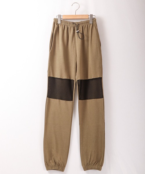 BLACK JACKALL CROWN(ブラックジャッカルクラウン)の「BLACK JACKALL CROWN ガーゼ裏毛 メッシュ切り替え パンツ(その他パンツ・レディース・カーキ/グレー/ブラック・M)」の7枚目の写真