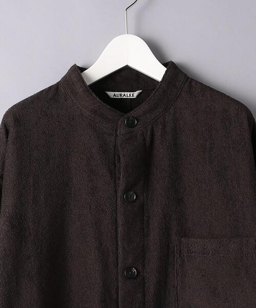 AURALEE（オーラリー）の「＜AURALEE（オーラリー）＞ テリー シャツブルゾン■■■（シャツ/ブラウス・メンズ・ブラウン・3/4/5）」の3枚目の写真