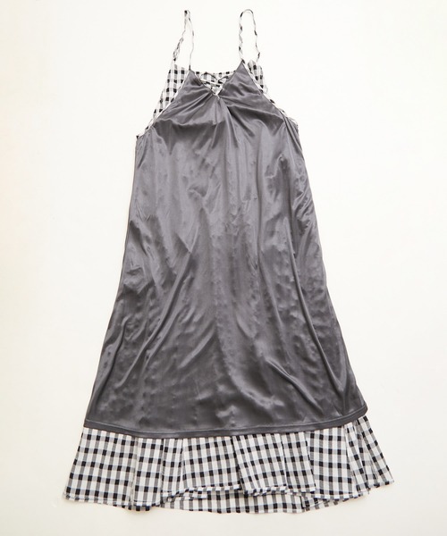 ROPE' PICNIC（ロペピクニック）の「【2WAY】ギンガムチェックワンピース（ワンピース・レディース・ブラック/ベージュ/ライトグリーン・38）」の13枚目の写真