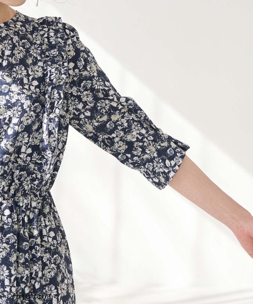 ROPE' PICNIC(ロペピクニック)の「【HitoHana×ROPE' PICNIC】花柄ワンピース(ワンピース・レディース・ブルー系その他/ピンク系その他・38)」の11枚目の写真