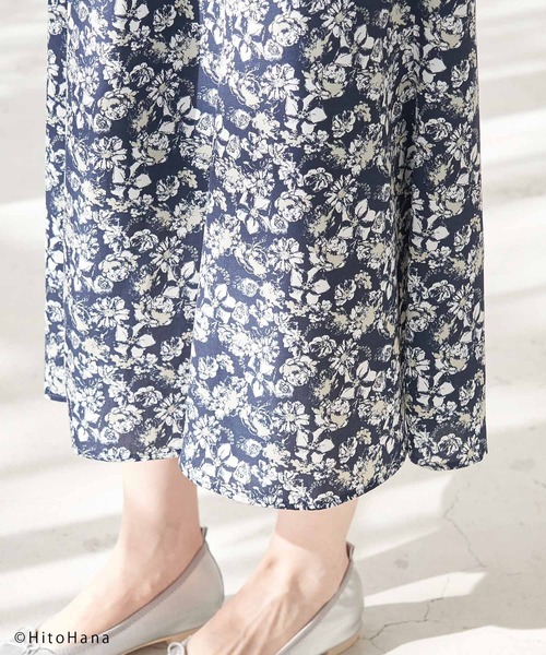 ROPE' PICNIC(ロペピクニック)の「【HitoHana×ROPE' PICNIC】花柄ワンピース(ワンピース・レディース・ブルー系その他/ピンク系その他・38)」の17枚目の写真