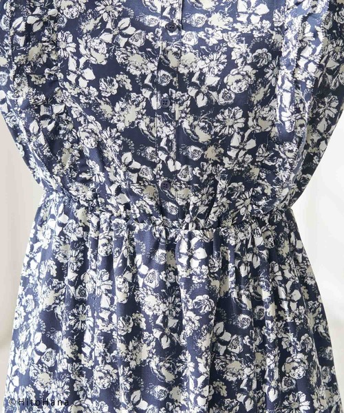 ROPE' PICNIC(ロペピクニック)の「【HitoHana×ROPE' PICNIC】花柄ワンピース(ワンピース・レディース・ブルー系その他/ピンク系その他・38)」の9枚目の写真