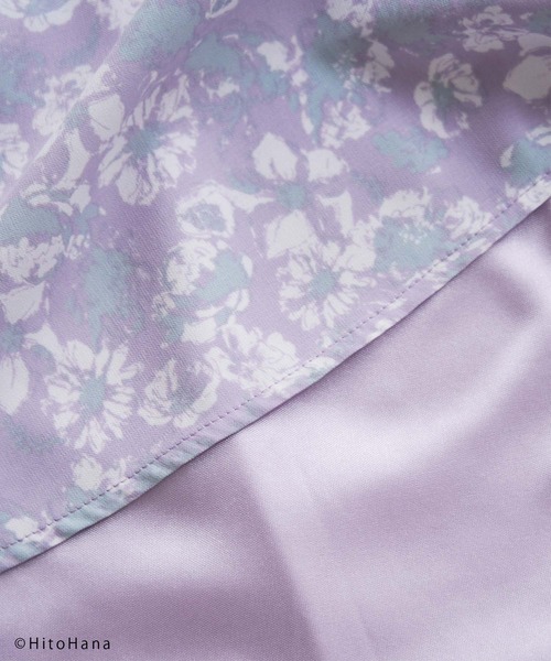 ROPE' PICNIC(ロペピクニック)の「【HitoHana×ROPE' PICNIC】花柄ワンピース(ワンピース・レディース・ブルー系その他/ピンク系その他・38)」の4枚目の写真