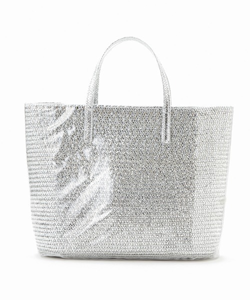 Casselini（キャセリーニ）の「Casselini(キャセリーニ)カラーブレードバッグ小（ハンドバッグ・レディース・シルバー/ゴールド/ベージュ/ブルー・FREE）」の10枚目の写真