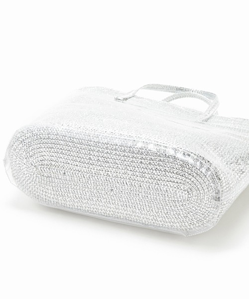 Casselini（キャセリーニ）の「Casselini(キャセリーニ)カラーブレードバッグ小（ハンドバッグ・レディース・シルバー/ゴールド/ベージュ/ブルー・FREE）」の12枚目の写真