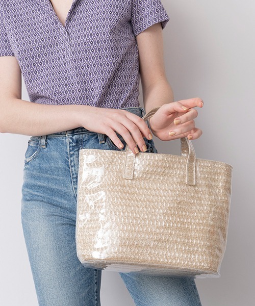 Casselini（キャセリーニ）の「Casselini(キャセリーニ)カラーブレードバッグ小（ハンドバッグ・レディース・シルバー/ゴールド/ベージュ/ブルー・FREE）」の21枚目の写真