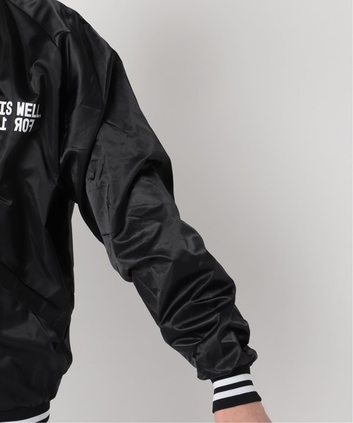 417 EDIFICE（フォーワンセブンエディフィス）の「【NIKS / ニックス】  WEEKEND Satin BBジャケット（スタジャン・メンズ・ブラック/グリーン/ブルー・MEDIUM/LARGE）」の19枚目の写真