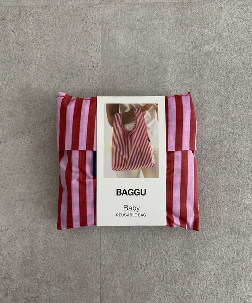 BAGGU(バグー)の「【BAGGU/バグゥ】2022SS BABY BAGGU(エコバッグ/サブバッグ・レディース・ダークグリーン/ベージュ/オリーブ/サックスブルー/イエロー/グリーン/ブロンズ/ピンク系その他/ローズ/レッド・FREE)」の8枚目の写真