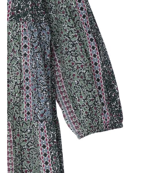 CRAFT STANDARD BOUTIQUE(クラフトスタンダードブティック)の「パネル柄Flowerワンピース *◆(ワンピース・レディース・サックスブルー/ラベンダー・FREE)」の7枚目の写真