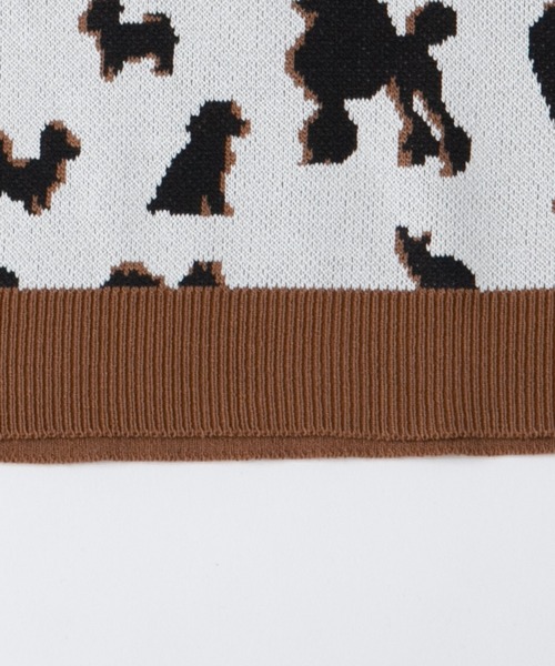 PairPair(ペアペア)の「【ペットとリンクコーデ】シルエットニットベスト(ベスト・レディース・アイボリー・フリー)」の18枚目の写真