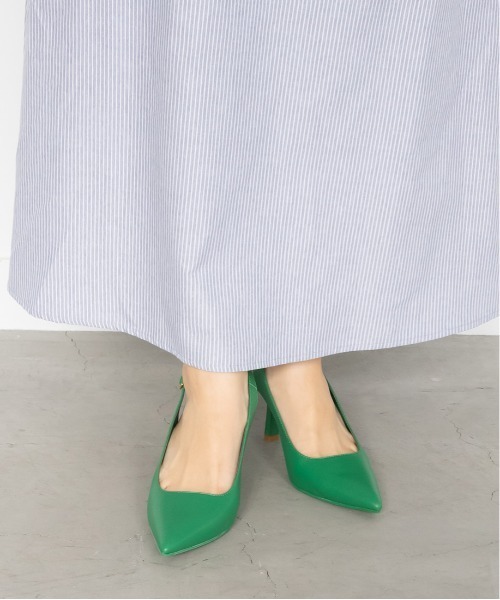 RANDA（ランダ）の「バックストラップポインテッドトゥパンプス（パンプス・レディース・ブラック/ブルー/グリーン/アイボリー・LL/S/M/L）」の10枚目の写真