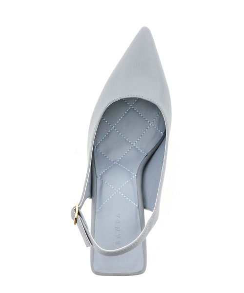 RANDA（ランダ）の「バックストラップポインテッドトゥパンプス（パンプス・レディース・ブラック/ブルー/グリーン/アイボリー・LL/S/M/L）」の15枚目の写真