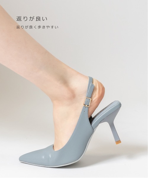 RANDA（ランダ）の「バックストラップポインテッドトゥパンプス（パンプス・レディース・ブラック/ブルー/グリーン/アイボリー・LL/S/M/L）」の18枚目の写真