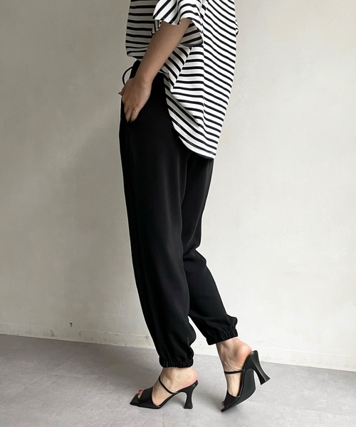 DouDou（ドゥドゥ）の「裾絞りパンツ（その他パンツ・レディース・ブラック/ベージュ・FREE）」の10枚目の写真