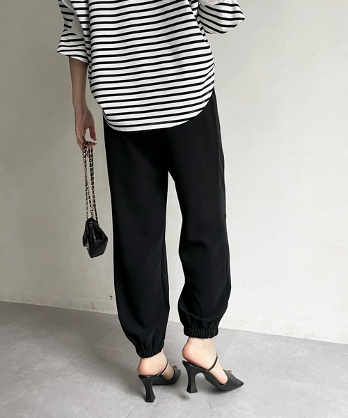 DouDou（ドゥドゥ）の「裾絞りパンツ（その他パンツ・レディース・ブラック/ベージュ・FREE）」の11枚目の写真