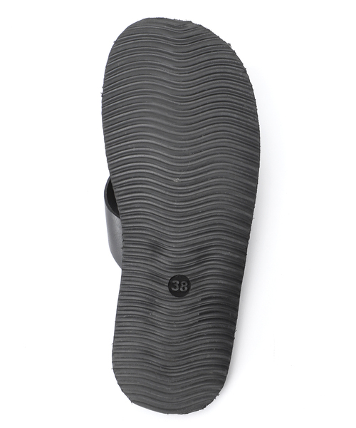 SOL SANA（ソルサナ）の「【SOL SANA/ソル サナ】 LEE Slide：トングサンダル（サンダル・レディース・ブラック/ナチュラル・38/36/37）」の3枚目の写真