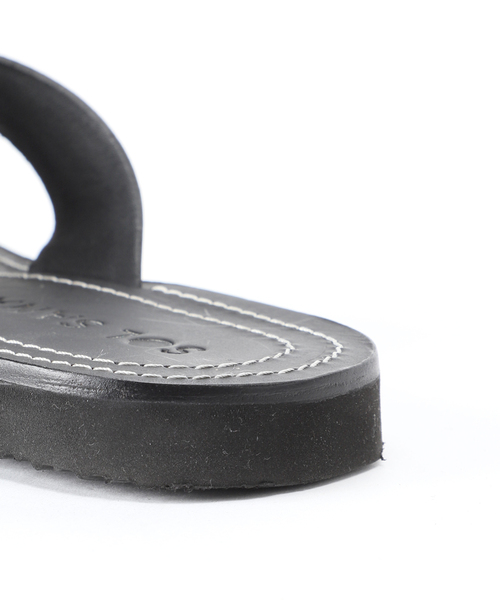 SOL SANA（ソルサナ）の「【SOL SANA/ソル サナ】 LEE Slide：トングサンダル（サンダル・レディース・ブラック/ナチュラル・38/36/37）」の4枚目の写真