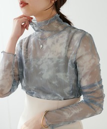 natural couture | WEB限定カラー有り/程良い肌見せで女性らしさ引き立つ パワーネットシアータートル(Tシャツ/カットソー)