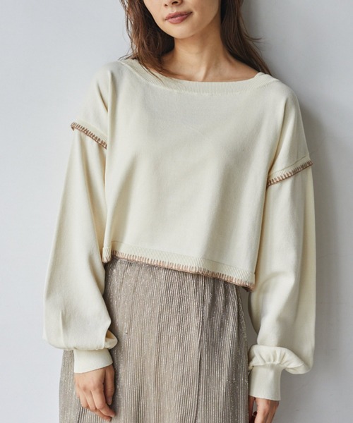 セール ブランド古着 長袖ニット ニット セーター Mysty Woman ミスティウーマン のファッション通販 Zozoused