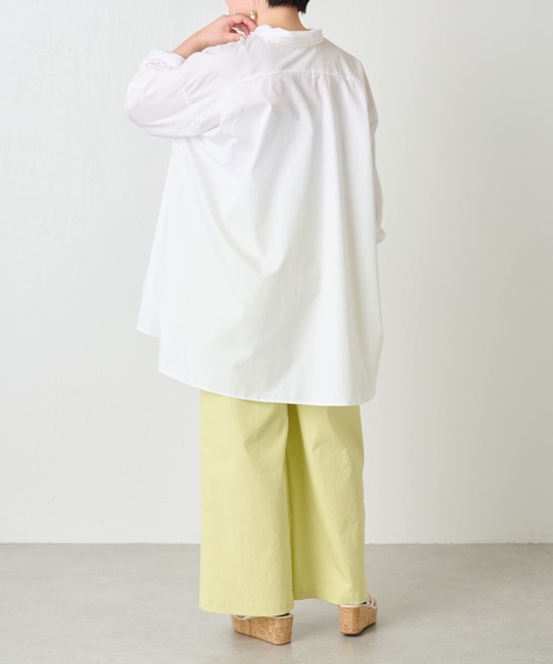 BEARDSLEY（ビアズリー）の「フレアーシャツ（シャツ/ブラウス・レディース・ホワイト/ブルー・FREE）」の17枚目の写真