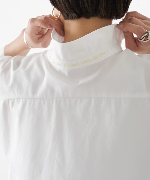 BEARDSLEY（ビアズリー）の「フレアーシャツ（シャツ/ブラウス・レディース・ホワイト/ブルー・FREE）」の20枚目の写真