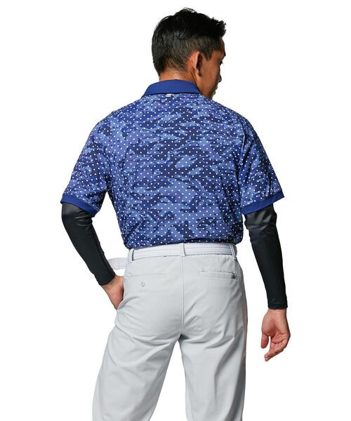 UNDER ARMOUR(アンダーアーマー)の「UAアイソチル フィッティド ロングスリーブ モック シャツ(ゴルフ/メンズ)(Tシャツ/カットソー・メンズ・ホワイト/ブラック・L/S/M/XL/XXL)」の15枚目の写真