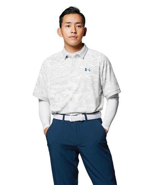 UNDER ARMOUR(アンダーアーマー)の「UAアイソチル フィッティド ロングスリーブ モック シャツ(ゴルフ/メンズ)(Tシャツ/カットソー・メンズ・ホワイト/ブラック・L/S/M/XL/XXL)」の18枚目の写真