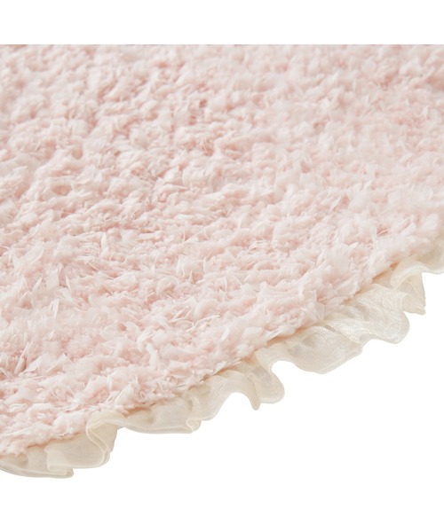 Francfranc（フランフラン）の「フリルハート マルチマット ピンク