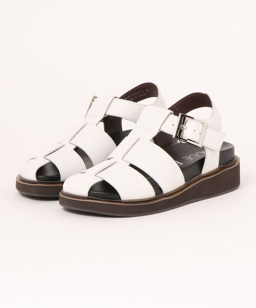 Mode et Jacomo（モードエジャコモ）の「グルカサンダル（サンダル・レディース・シルバー/ブラック/アイボリー・24cm/23.5cm/22.5cm/23cm/24.5cm）」の2枚目の写真