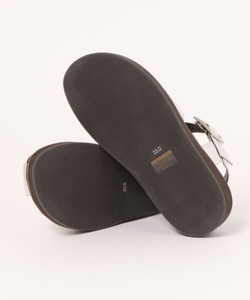 Mode et Jacomo（モードエジャコモ）の「グルカサンダル（サンダル・レディース・シルバー/ブラック/アイボリー・24cm/23.5cm/22.5cm/23cm/24.5cm）」の4枚目の写真