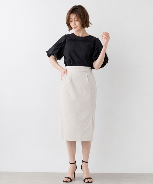 Sono(ソーノ)の「【SONO/ソーノ】マルチスカートSUMMER【SONO NAVY】【麻混素材】(スカート・レディース・ブラック/ネイビー/アイボリー・1/2)」の18枚目の写真