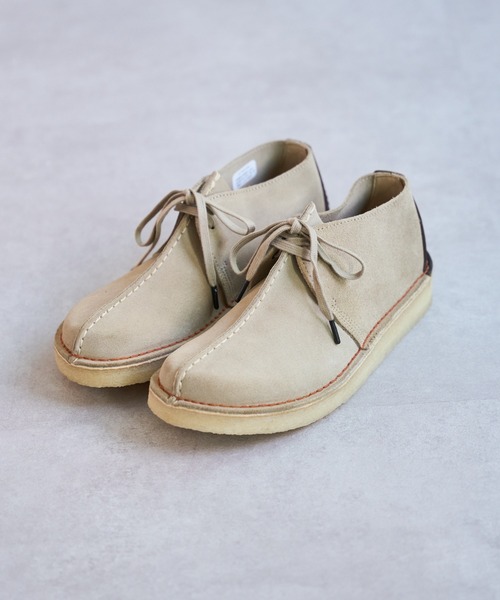 Clarks(クラークス)の「【Clarks /クラークス】 Desert Trek(ブーツ・メンズ・サンドベージュ/ブラック・8.5/7.5)」の2枚目の写真