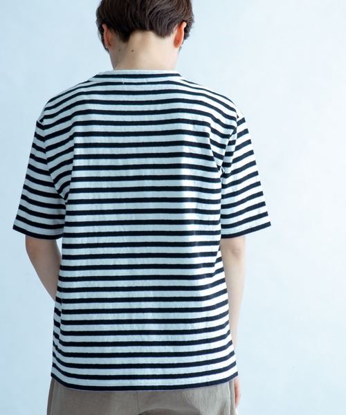 FORK&SPOON（フォークアンドスプーン）の「FORK&SPOON　2toneボーダーTシャツ（Tシャツ/カットソー・レディース・ブラック系その他/ブルー系その他・ONE）」の19枚目の写真